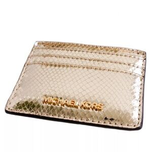 Michael Kors Jet Set Travel Large PVC Credit Card Case ID Holder Wallet